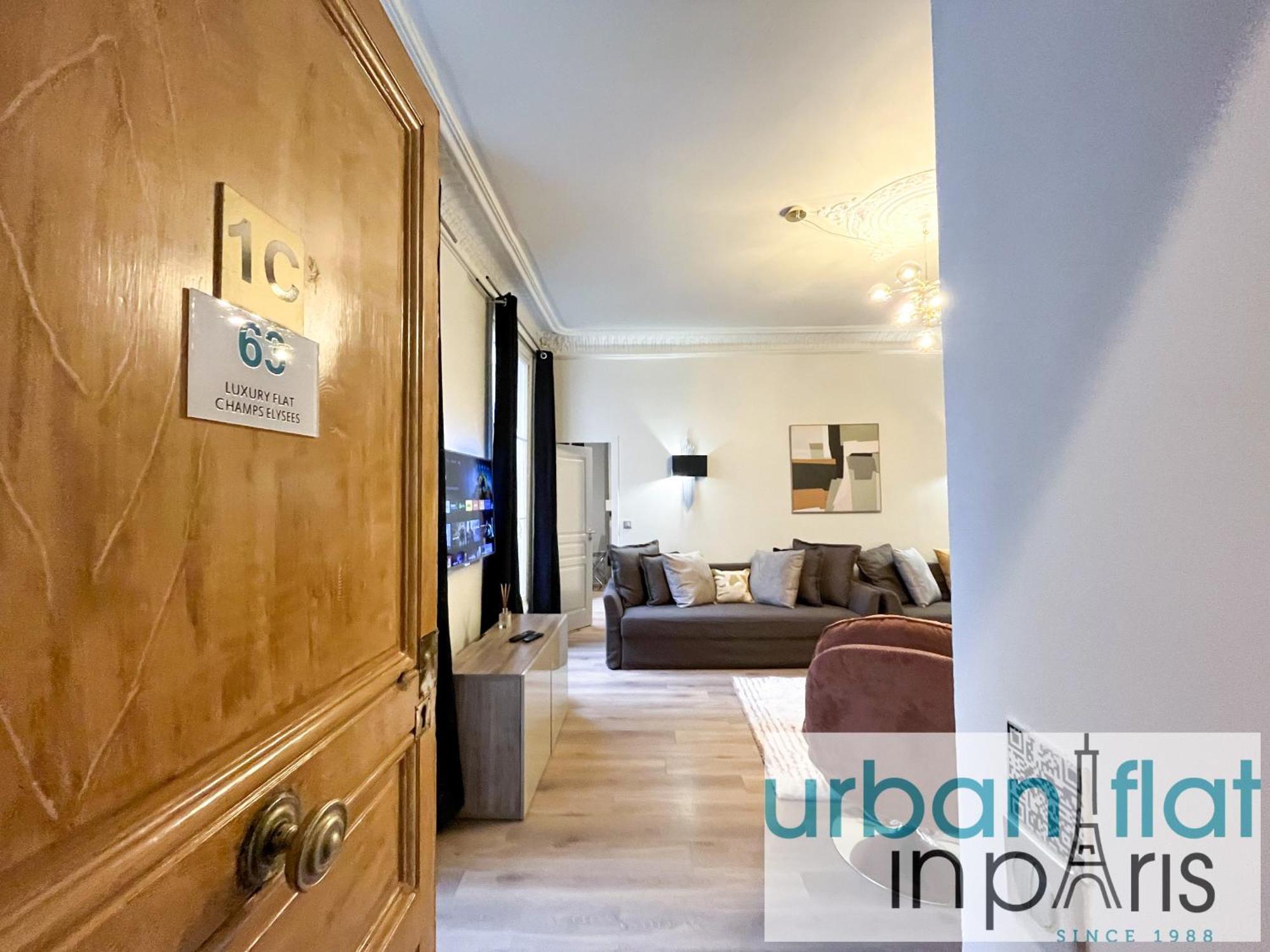 Urban Flat 63 - Beautiful 3 Bedroom Flat Champs-Elysees 巴黎 外观 照片